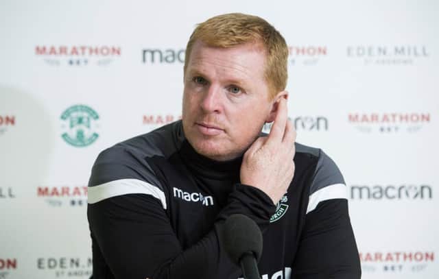 Neil Lennon is disappointed common sense didn't prevail in relation to his aeroplane celebration. Picture: SNS Group