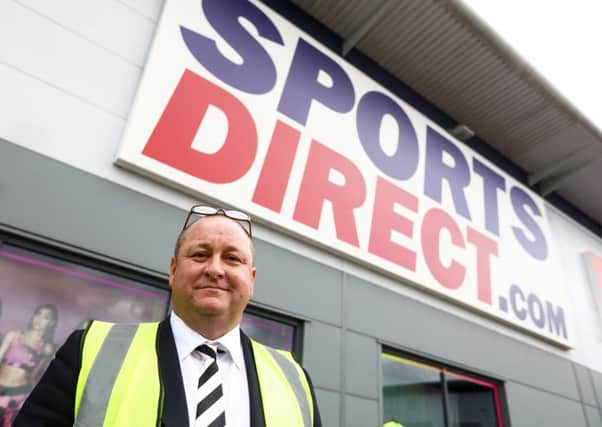 Sports Direct chief executive Mike Ashley. Picture: Getty Images