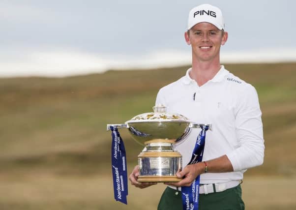 South Africa's Brandon Stone won the Scottish Open by four strokes