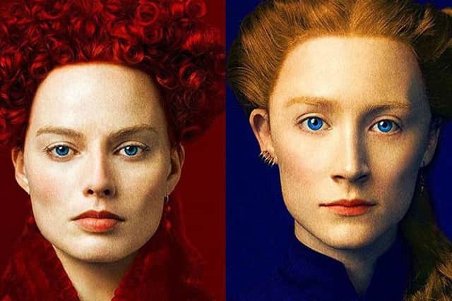 Margot Robbie and Saoirse Ronan, who play Queen Elizabeth and Mary, Queen of Scots in the film, never actually met, argues one former tour guide. Picture: Focus Features