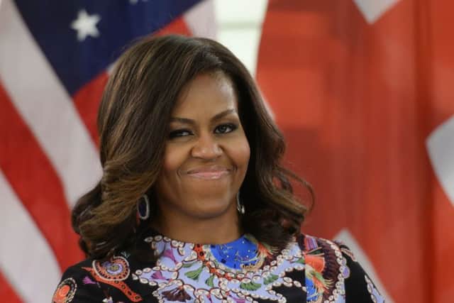 Former US first lady Michelle Obama, who is due to attend a fundraising dinner in Edinburgh later. Picture; PA