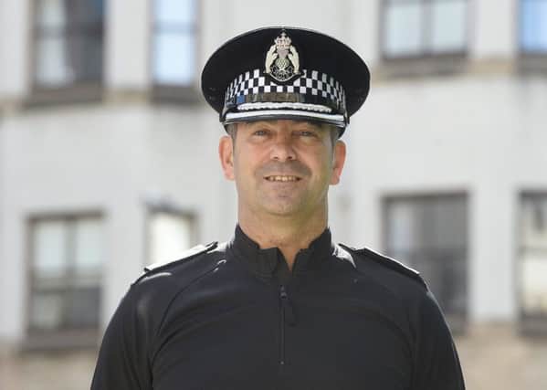 Chief Superintendent Gareth Blair is Divisional Commander for Edinburgh. Picture; Greg Macvean