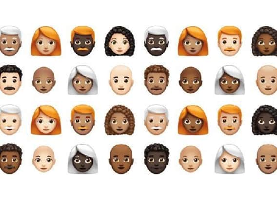The new face emojis coming to Apple this year (Image: Apple)