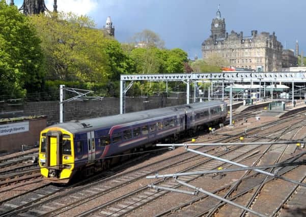 One in every six trains are late into Edinburgh Waverley. Picture: Jane Barlow