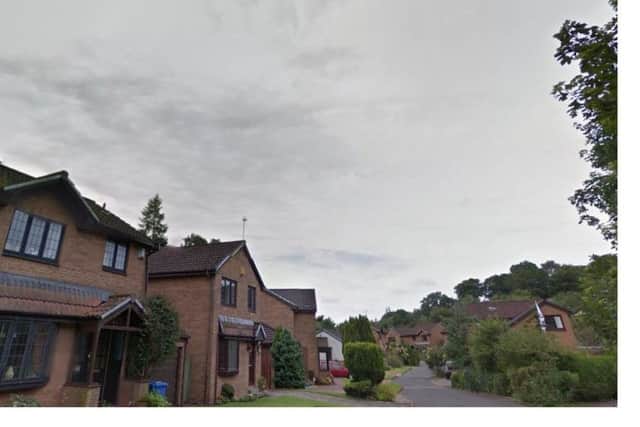 The incident happened at a residential address on Wallace Mill Gardens. Picture; Google Maps