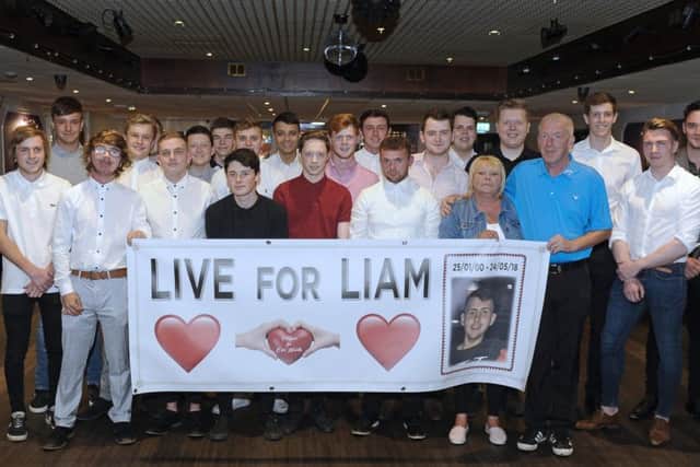 A group of pals are holding fundraiser in name of their friend who died last month at only 18.  Picture: Neil Hanna