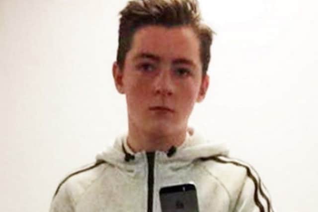 16-year-old Thomas Weir died in hospital. Picture: Contributed