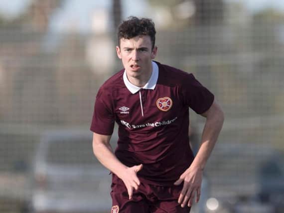 Andy Irving was ineligible to play for Hearts against Cove Rangers
