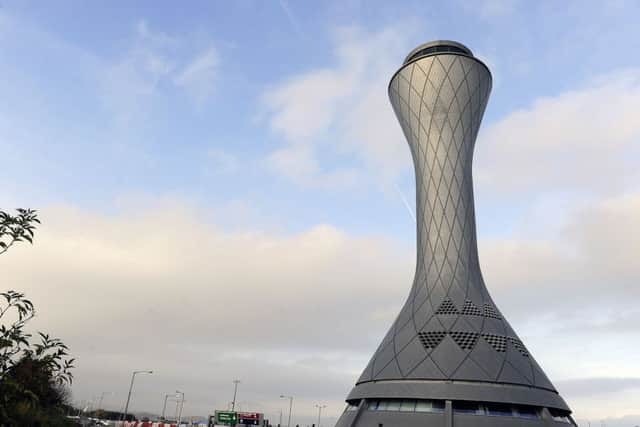 Passengers were removed by police from a flight at Edinburgh Airport.
