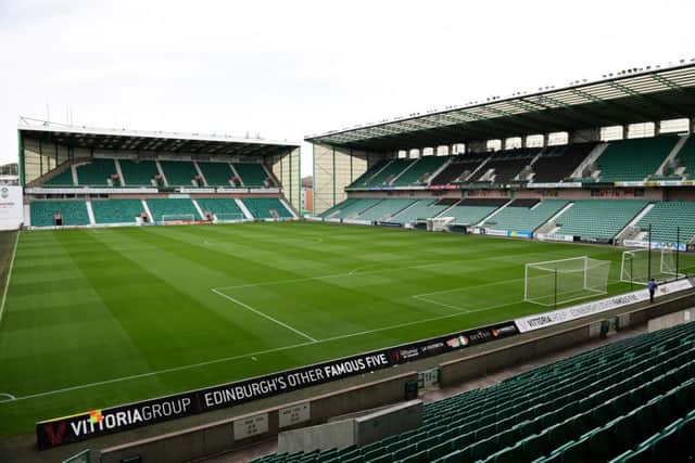The match at Easter Road will now be played on the Sunday. Picture: SNS Group