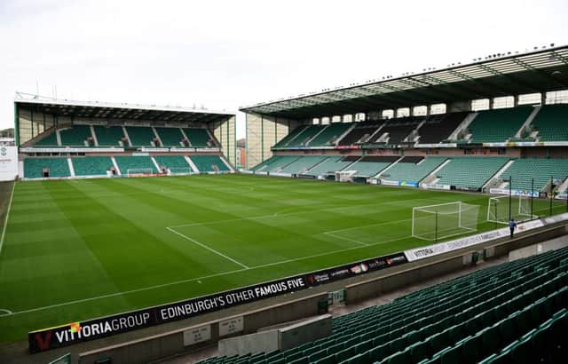 The match at Easter Road will now be played on the Sunday. Picture: SNS Group