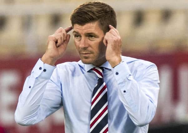 Rangers manager Steven Gerrard faces a tough opening fixture away at Aberdeen. Picture: SNS