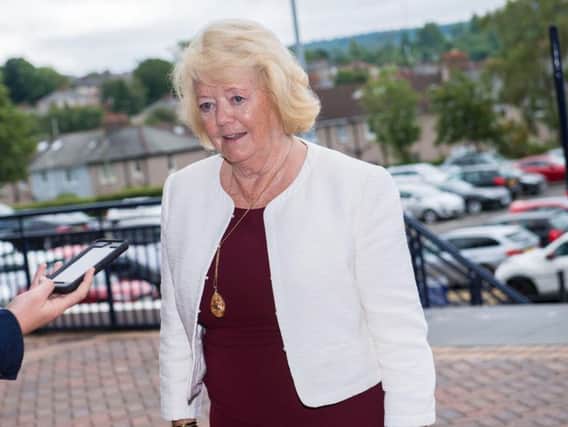 Hearts owner Ann Budge was at Hampden to hear her club's fate
