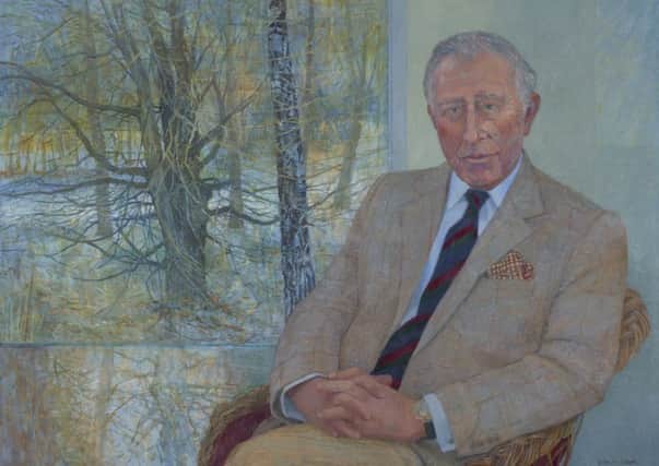 The new portrait of Prince Charles.