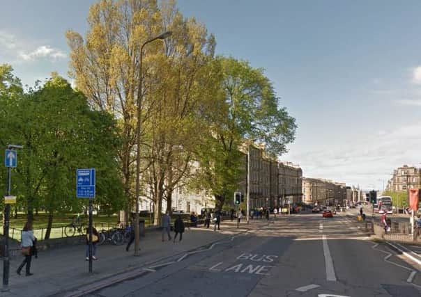 The woman was struck at a pedestrian crossing near Gayfield Square. Picture: Google Maps