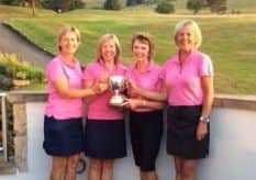 Morrison Millar winners - Murrayfield's Denise Mitchell, Marie Vandepeear, Val Mackenzie and Vicki Cullen