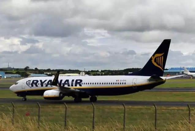 The flight was forced to turn over France.