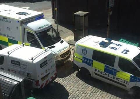 Police are attending an on-going incident in Dalry