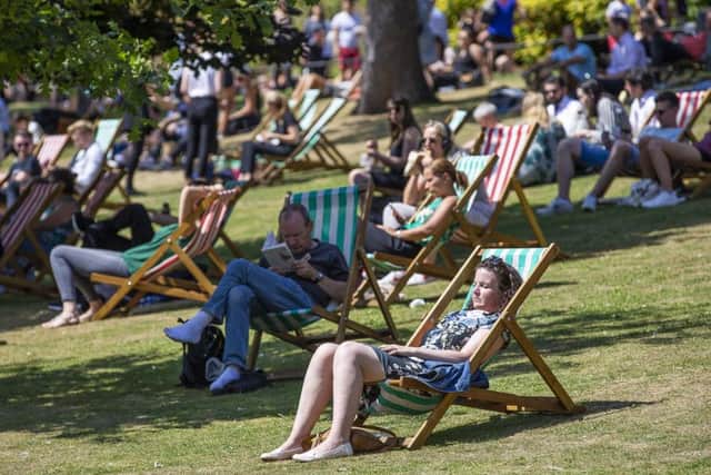 The Capital is set to sizzle in 27C heat. Picture: SWNS