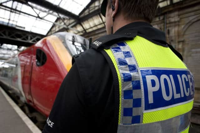 File image of Transport Police at Edinburgh Waverley. Picture: Contributed