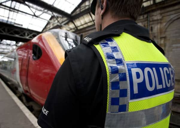 File image of Transport Police at Edinburgh Waverley. Picture: Contributed