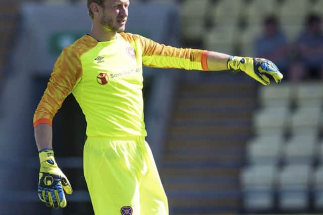 Zdenek Zlamal is one of three new goalkeepers at Tynecastle. Pic: SNS