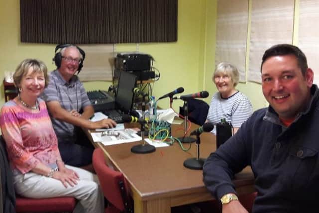 Lothiansound Talking Newspaperwelcomed Miles Briggs MSP to their studio this week.
