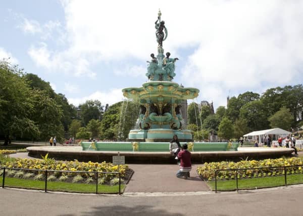 The Ross Fountain in Princes Street Gardens. Picture: Alistair Linford / TSPL