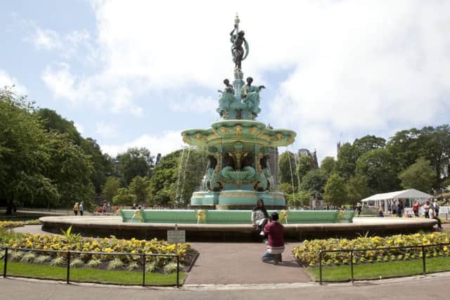 The Ross Fountain in Princes Street Gardens. Picture: Alistair Linford / TSPL