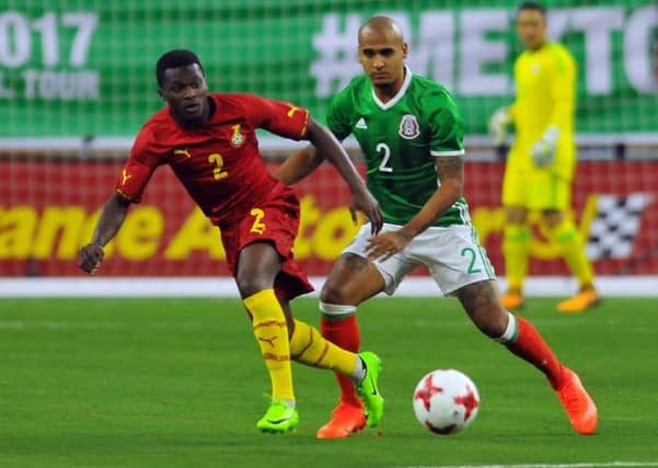 Thomas Agyepong in action for Ghana. Picture: ROCIO VAZQUEZ/AFP/Getty