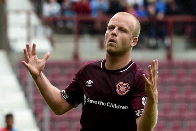 Steven Naismith celebrates after scoring against Inverness CT. Picture: SNS