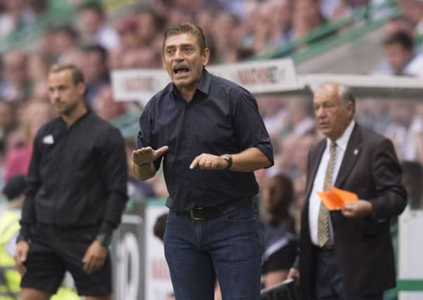 Asteras Tripolis boss Savvas Pantelidis knows his team will have to beat at their best against Hibs. Pic: SNS