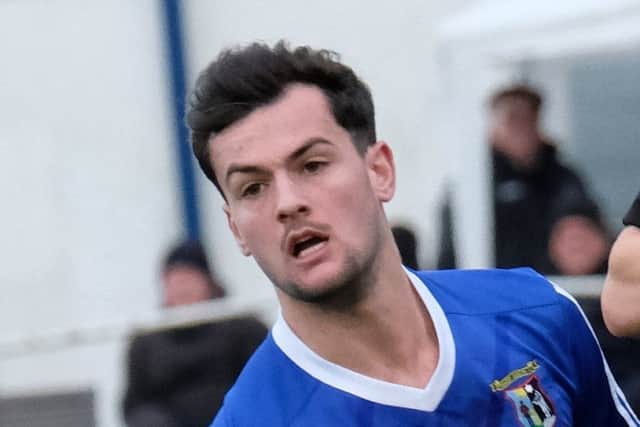 Dean Whitson struck a first-half hat-trick
