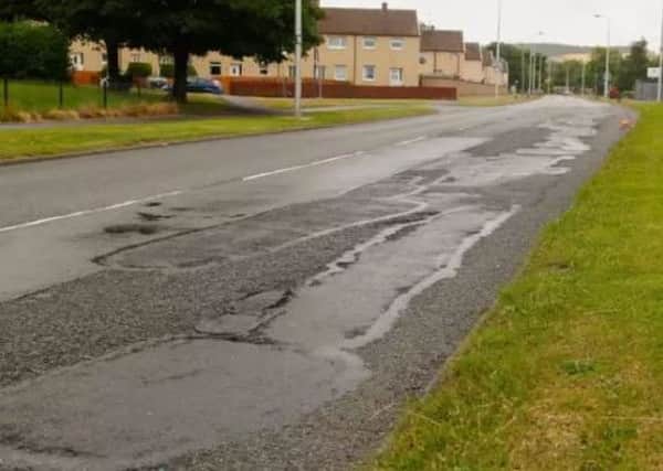 One resident has complained about the state of the road.