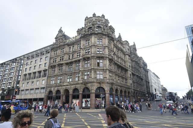 Jenners department store on Princes Street which may close down.