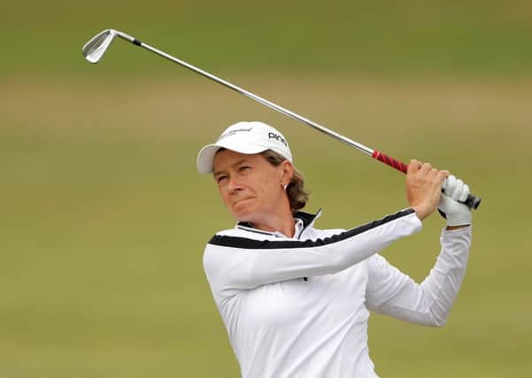 Catriona Matthew enjoyed the back nine and came home in 34 shots at Royal Lytham