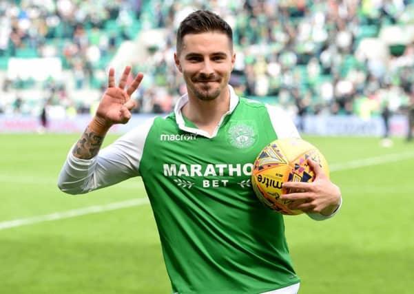Jamie MacLaren could be set to return to Hibs. Picture: SNS/Craig Foy