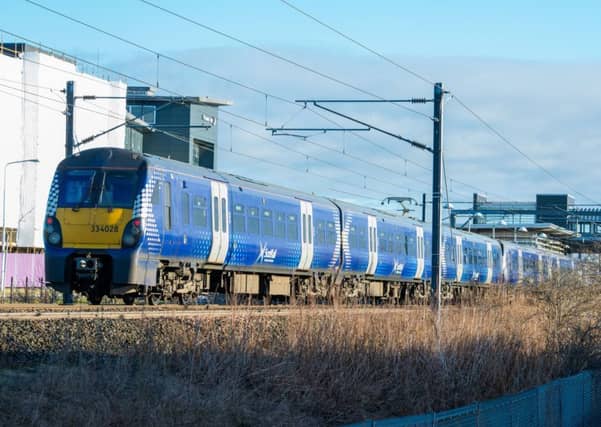 There is disruption between Edinburgh Park and Haymarket. Picture: Ian Georgeson