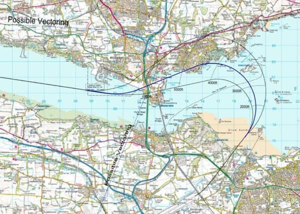 A map of the new proposed route. Picture: Edinburgh Airport