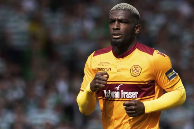 Cedric Kipre became a firm favourite with the Motherwell fans during his time at Fir Park. Picture: SNS Group