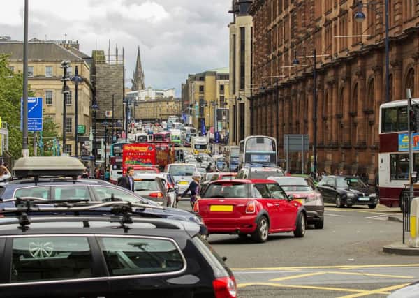 The council are looking to implement car-free zones in key city hubs. Picture: Malcolm McCurrach