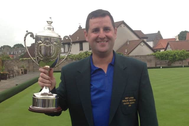 Neil Speirs, West Lothian Masters champion 2017, is out