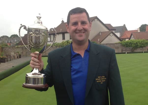 Neil Speirs, West Lothian Masters champion 2017, is out