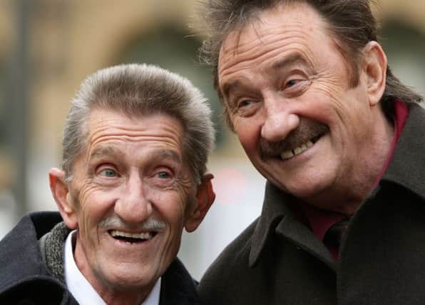 Chuckle Brothers, Barry (left) and Paul, as the veteran entertainer Barry Chuckle has died at the age of 73. Picture: PA