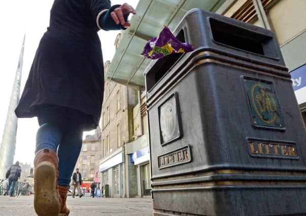 If we want to make Edinburgh cleaner we have to change peoples behaviour. Picture: Phil Wilkinson