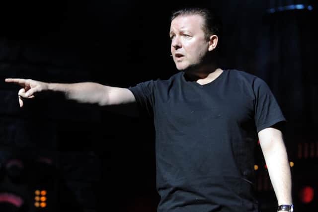 Ricky Gervais wished performers at the Fringe well. Picture; Ian Rutherford