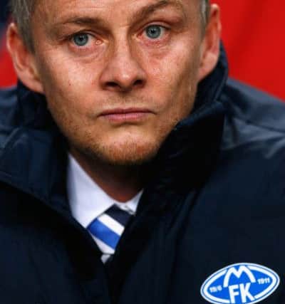 Former Manchester United striker Ole Gunnar Solskjaer is in charge of Molde. Pic: Getty