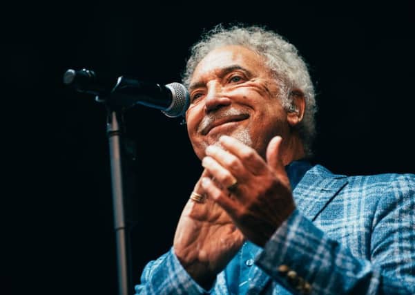 Tom Jones at Summer sessions, Princes street gardens. Picture; Ryan Johnston/ Edinburgh Summer Sessions