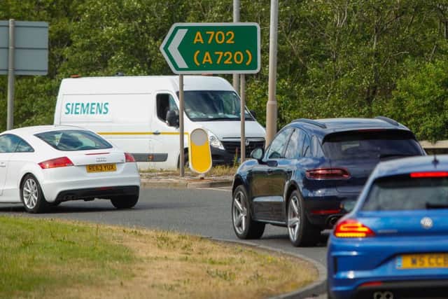 There is a diversion in place on the A702