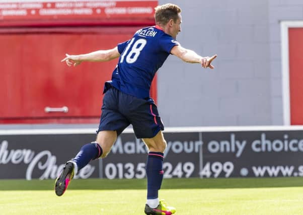 Steven MacLean scored for Hearts in their 4-1 win over Hamilton. Picture: SNS
